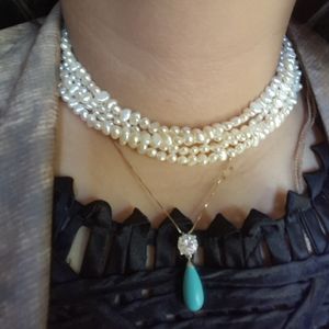 VINTAGE genuine pearl necklace